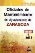 Oficiales de Mantenimiento, Ayuntamiento de Zaragoza. Temario de materias específicas