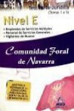 Nivel E, Comunidad Foral de Navarra. Test de la parte jurídica. Temas 1 a 5