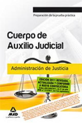 Cuerpo de Auxilio Judicial, Administración de Justicia. Preparación de la prueba práctica