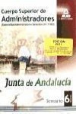 Cuerpo Superior de Administradores [Especialidad Administradores Generales (A1 1100)] de la Junt de Andalucía. Temario. Volumen VI