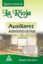 Auxiliares administrativos de la Universidad de la Rioja. Temario. Volumen I