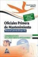 Oficiales Primera de Mantenimiento. Personal laboral (Grupo IV) de la Administración de la Comunidad Autónoma de Extremadura. Temario específico volum