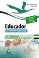 Educadores. Personal Laboral (Grupo II) de la Administración de la Comunidad Autónoma de Extremadura. Temario Específico. Volumen I