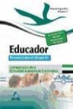 Educadores. Personal Laboral (Grupo II) de la Administración de la Comunidad Autónoma de Extremadura. Temario Específico. Volumen III
