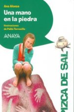 Una mano en la piedra