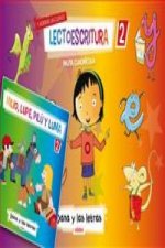 Dana y las letras, lectoescritura 2, Educación Infantil (pauta cuadrícula)