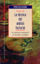 La técnica del análisis factorial : un método de investigación en psicología y pedagogía