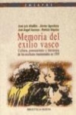 Memoria del exilio vasco : cultura, pensamiento y literatura de los escritores transterrados en 1939