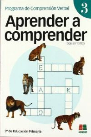 Aprender a comprender, 3 : programa de comprensión verbal