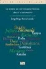 Suerte de los nombres propios: léxico y ortografía