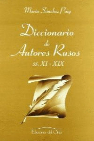 Diccionario de autores rusos, ss.XI-XIX