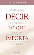 Decir lo que importa