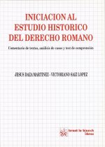 Iniciación al estudio histórico del derecho romano