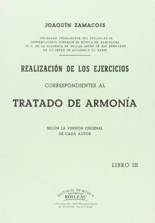 Realización de los ejercicios correspondientes al Tratado de Armonía, libro VIII
