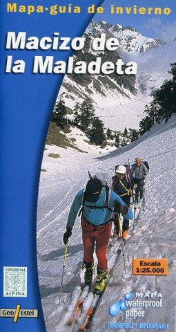 Macizo de la Maladeta Skiwanderkarte