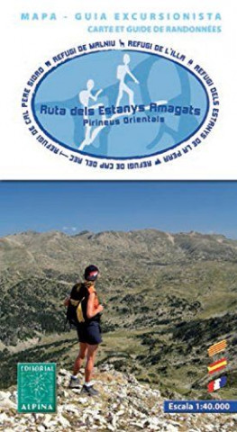 Ruta del Estanys Amagats 1 : 40 000