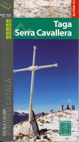 Taga - Serra Cavallera - Sant Amand E-25. Wanderkarte 1 : 25 000