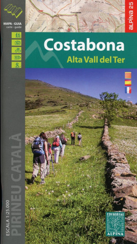 Costabona - Alta Vall del Ter 1 : 25 000