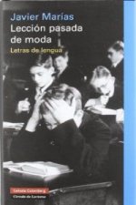 Lección pasada de moda : letras de lengua