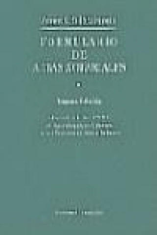 Formulario de actas notariales