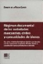 Régimen documental de las sociedades mercantiles civiles y comunidades de bienes