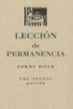 Lección de permanencia