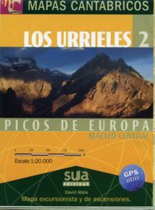 Mapas cantábricos, los Urrieles 2 : Picos de Europa-Macizo Central