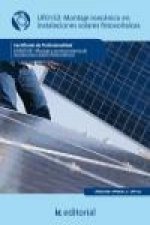 Montaje mecánico en instalaciones solares fotovoltáicas