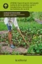 Determinación del estado sanitario de las plantas, suelo e instalaciones y elección de los métodos de control : instalación y mantenimiento de jardine