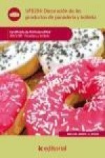 Decoración de los productos de panadería y bollería