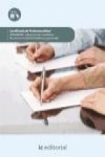 Operaciones auxiliares de servicios administrativos y generales : guía para el docente y solucionarios