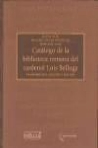 Catálogo de la biblioteca romana del cardenal Luis Belluga : transcripción, estudios y edición