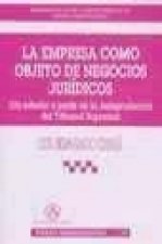 La empresa como objeto de negocios jurídicos : un estudio a partir de la jurisprudencia del Tribunal Supremo