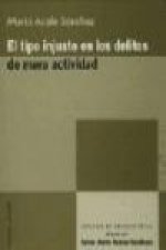 El tipo injusto de los delitos de mera actividad
