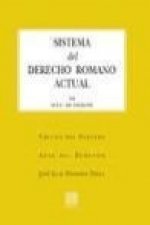 Sistema del derecho romano actual