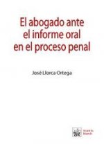 El abogado ante el informe oral en el proceso penal : cuestiones técnicas y principios de oratoria forense