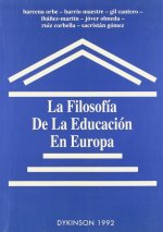La filosofía de la educación en Europa