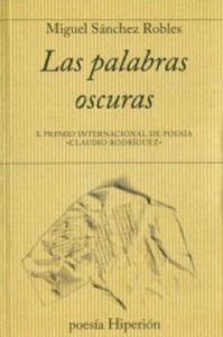 Las palabras oscuras