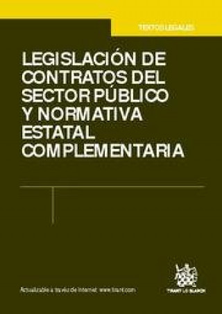Legislación de contratos del sector público y normativa estatal complementaria