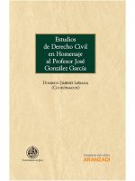 Estudios de derecho civil en homenaje al profesor José González García