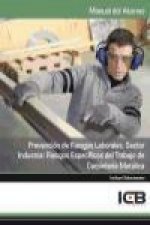 Prevención de riesgos laborales : sector industria : riesgos específicos del trabajo de carpintería metálica