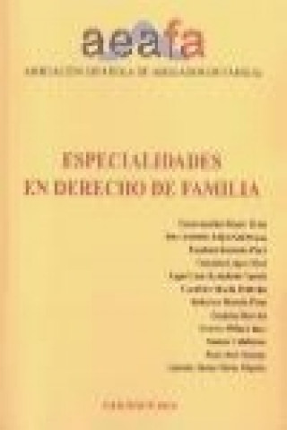 Especialidades en derecho de familia