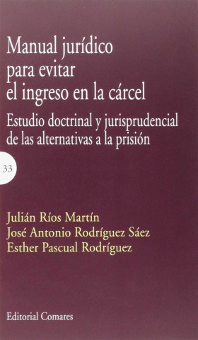 Manual jurídico para evitar el ingreso en la cárcel : estudio doctrinal y jurisprudencial de las alternativas a la prisión