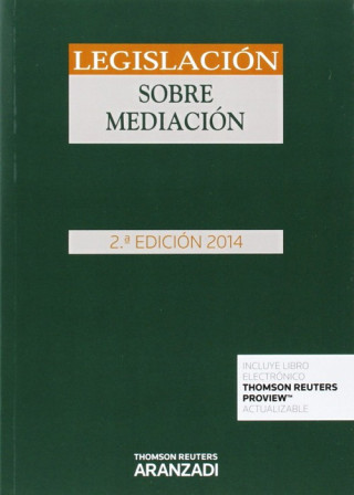 Legislación sobre mediación (Papel+e-book)