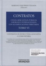 CONTRATOS DE ESTRUCTURA ASOCIATIVA O COMUNITARIA TOMO VI