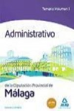 Administrativo de la Diputación de Málaga. Temario, volumen 1