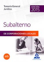 Subalternos de Corporaciones Locales. Temario General