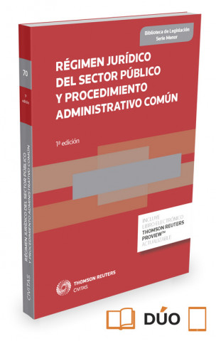 Régimen Jurídico del Sector Público y Procedimiento Administrativo Común (Papel + e-book)