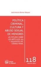 Política Criminal, Cultura y Abuso Sexual de Menores