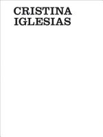 Cuaderno de artista de Cristina Iglesias